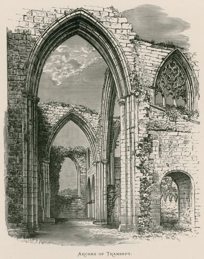 Bolton Priory, Arches du Transept - Alexander Francis Lydon